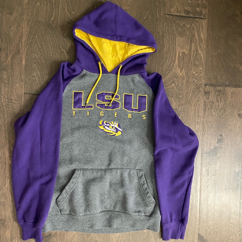 Colosseum LSU hoodie men’s small